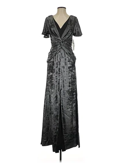 Pre-owned Aidan Mattox Cocktail Dress In Black