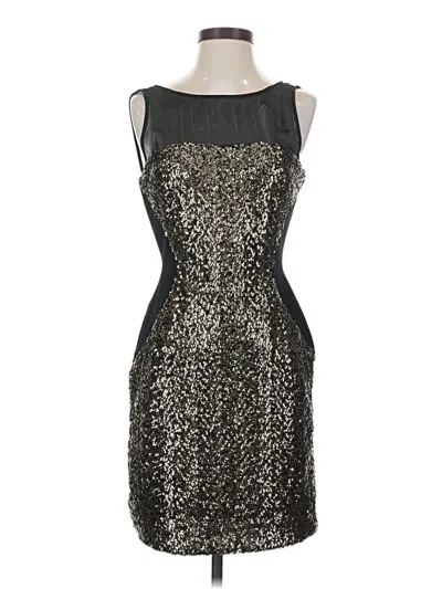 Pre-owned Aidan Mattox Cocktail Dress In Black
