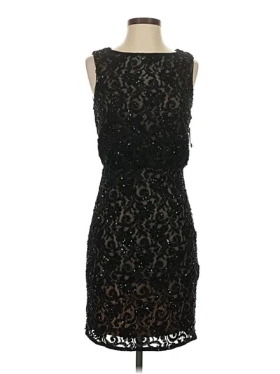 Aidan Mattox Cocktail Dress In Black