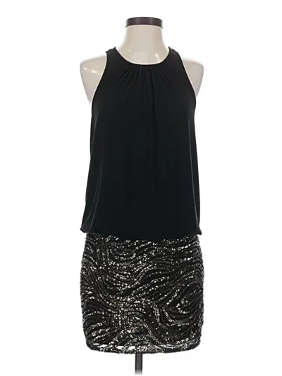 Pre-owned Aidan Mattox Cocktail Dress In Black