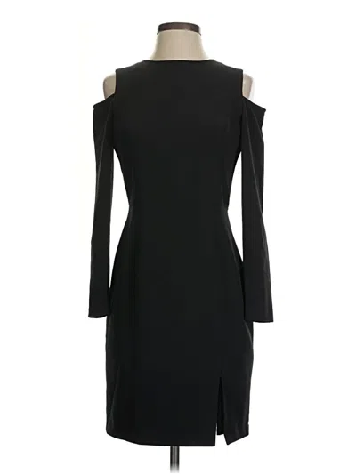 Pre-owned Aidan Mattox Cocktail Dress In Black