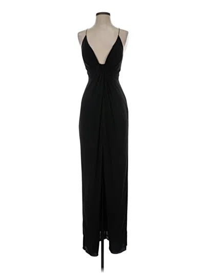 Pre-owned Aidan Mattox Cocktail Dress In Black