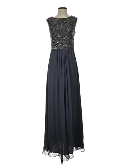 Pre-owned Aidan Mattox Cocktail Dress In Black