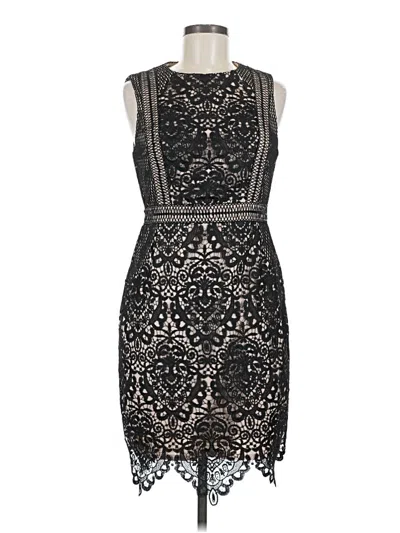 Pre-owned Aidan Mattox Cocktail Dress In Black