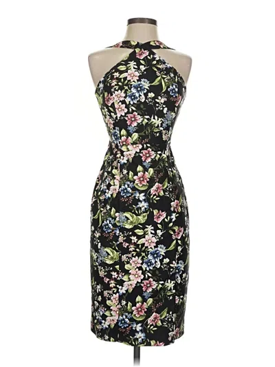Pre-owned Aidan Mattox Cocktail Dress In Black