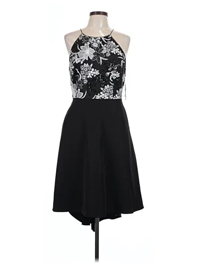 Aidan Mattox Cocktail Dress In Black