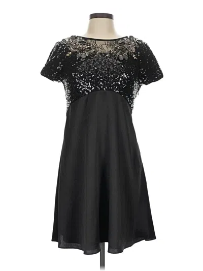 Pre-owned Aidan Mattox Cocktail Dress In Black