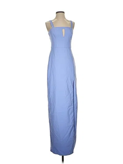 Pre-owned Aidan Mattox Cocktail Dress In Blue