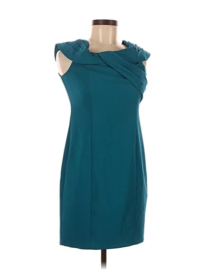 Pre-owned Aidan Mattox Cocktail Dress In Blue