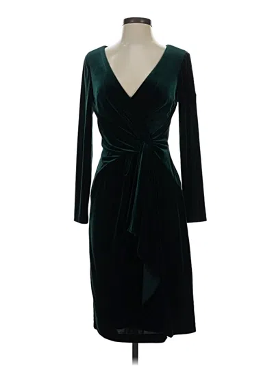 Pre-owned Aidan Mattox Cocktail Dress In Blue