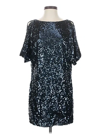 Pre-owned Aidan Mattox Cocktail Dress In Blue