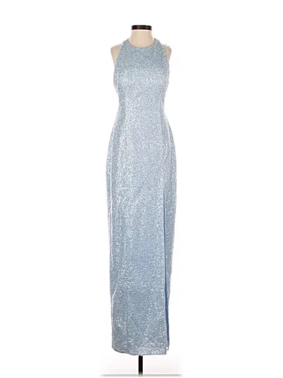 Pre-owned Aidan Mattox Cocktail Dress In Blue