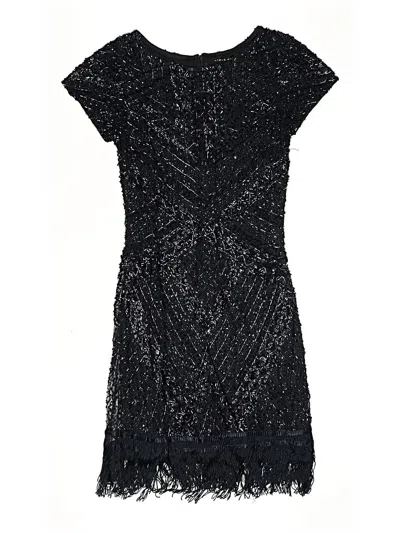 Pre-owned Aidan Mattox Cocktail Dress In Blue