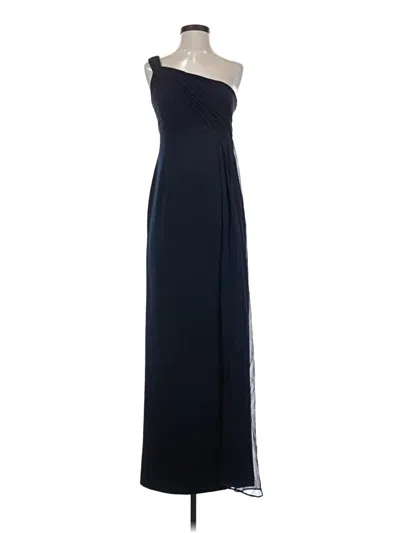 Pre-owned Aidan Mattox Cocktail Dress In Blue