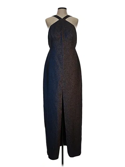 Pre-owned Aidan Mattox Cocktail Dress In Blue