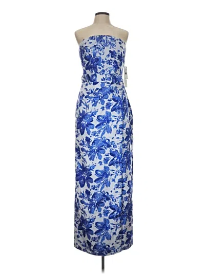 Pre-owned Aidan Mattox Cocktail Dress In Blue