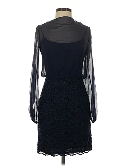 Pre-owned Aidan Mattox Cocktail Dress In Blue