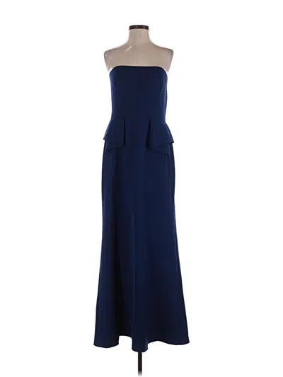Pre-owned Aidan Mattox Cocktail Dress In Blue