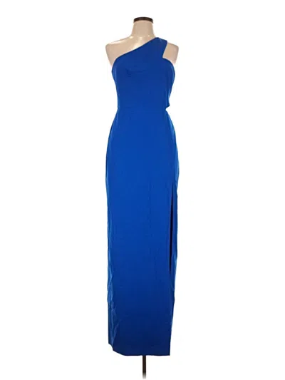 Pre-owned Aidan Mattox Cocktail Dress In Blue