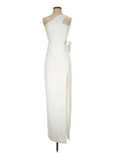 Pre-owned Aidan Mattox Cocktail Dress In Ivory