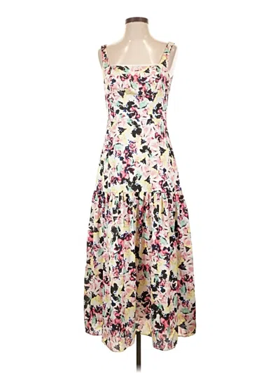 Pre-owned Aidan Mattox Cocktail Dress In Ivory