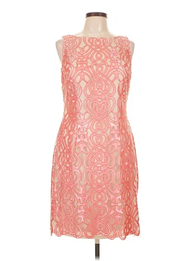 Pre-owned Aidan Mattox Cocktail Dress In Pink