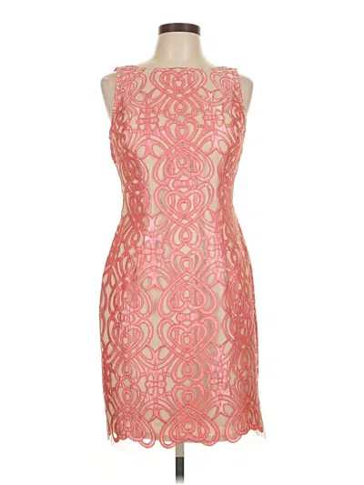 Pre-owned Aidan Mattox Cocktail Dress In Pink