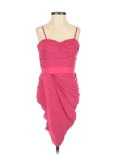 Pre-owned Aidan Mattox Cocktail Dress In Pink