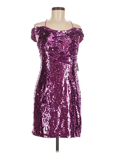 Aidan Mattox Cocktail Dress In Purple
