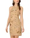 Aidan Mattox Halter Short Dress