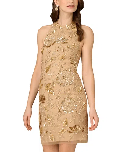 Aidan Mattox Halter Short Dress