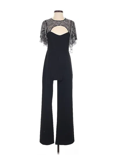 Aidan Mattox Jumpsuit In Black