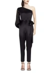 Aidan Mattox Mn1e204303 Long Pocket Formal Jumpsuit In Black