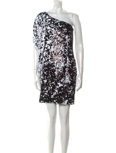 Pre-owned Aidan Mattox Nylon Mini Dress In Multi