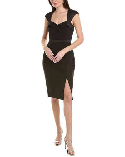 Aidan Mattox Sheath Dress In Black