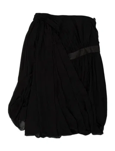 Pre-owned Aidan Mattox Strapless Mini Dress W/ Tags In Black