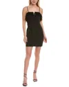 AIDAN MATTOX AIDAN MATTOX STRETCH CREPE MINI DRESS