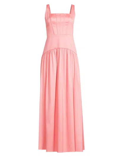 Aidan Mattox Women's Stretch Mikado Dress In Pink