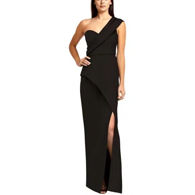 Aidan Mattox Womens Asymmetric Polyester Evening Dress