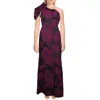 Aidan Mattox Womens Ruffled Floral Formal Dress In Multi