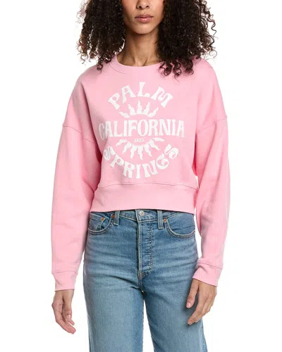 Aiden Graphic Sweatshirt In Pink