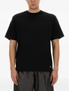 Aïe Crew-neck Cotton T-shirt In Black