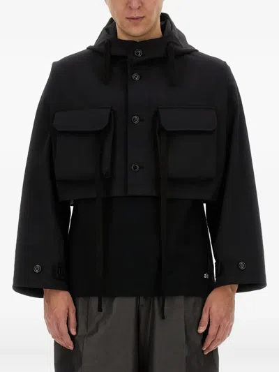 AÏE CROPPED HOODED JACKET