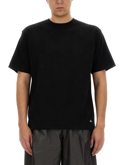 Aïe Essential Cotton T-shirt In Black