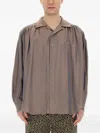 Aïe Aie Oversize Shirt In Brown