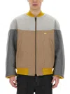 Aïe Color-block Casual Jacket With Bold Back Detail