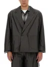 Aïe Aie Oversize Jacket In Gray