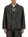 Aïe Aie Relaxed Fit Oversize Jacket In Grey
