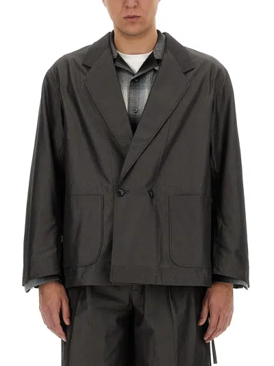 Aïe Oversize Jacket In Grey
