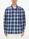 Aïe Plaid-check Cotton Shirt In Blue